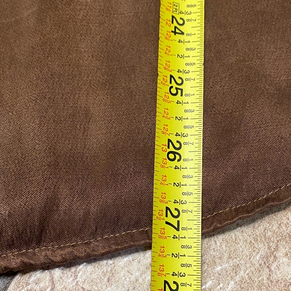 Cloth & Stone Rich Brown Large Oversized Blouse Spring Anthropologie - Picture 6 of 10